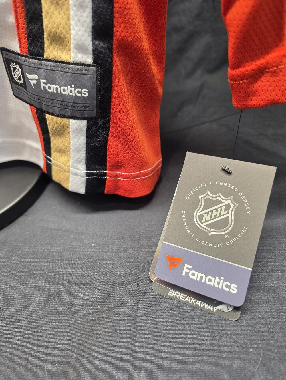 NWT Fanatics Anaheim Ducks Women's White Away Breakaway Jersey Blank Size S - Picture 5 of 8